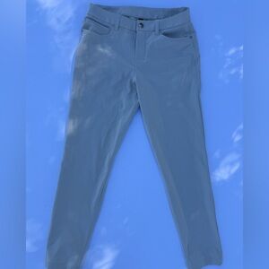 Lululemon White Slim Fit Pants